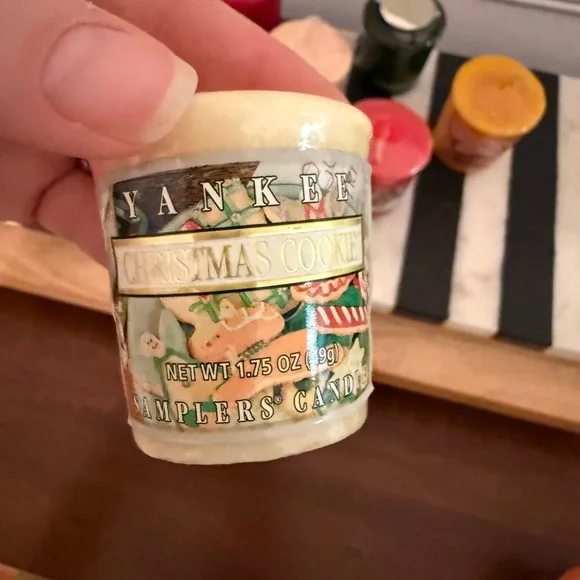 Vintage Yankee Candle Christmas Lot small candles lot of 9 As Is! - Picture 3 of 10